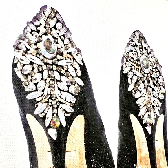 • Stepping in Style• Designer Vibes Canvas Wall Art - Picture 3 of 3